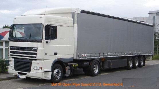 ETS2 - Daf Xf Open Pipe Sound Reworked V7.0 (1.39.x)