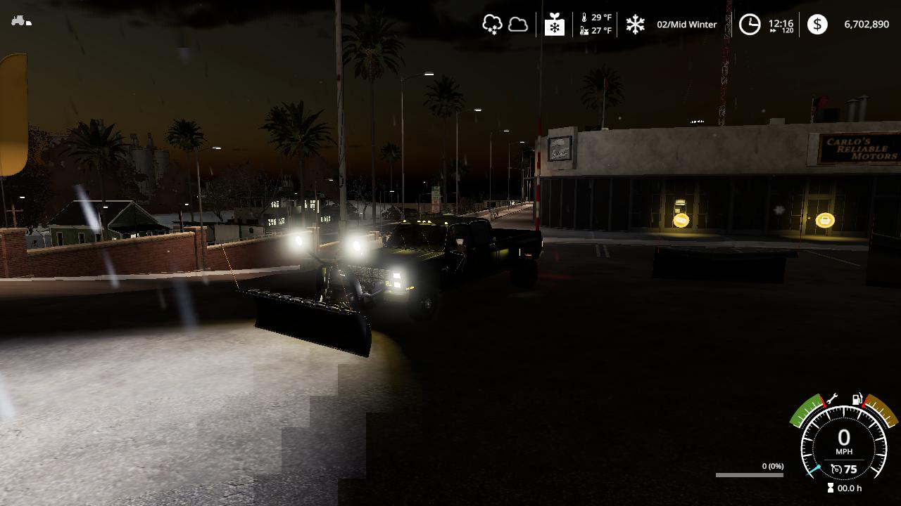FS19 - Chevy K30 Dually Snow Plow v1.0