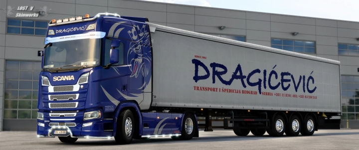 ETS2 - Dragicevic Scania S Combo Skin V1.0 (1.41.x)