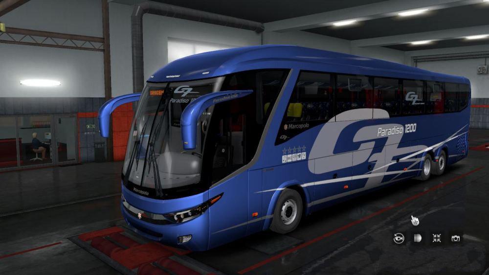 ETS2 - Marcopolo G7 1200 6x2 Reworked Bus (1.36.x)