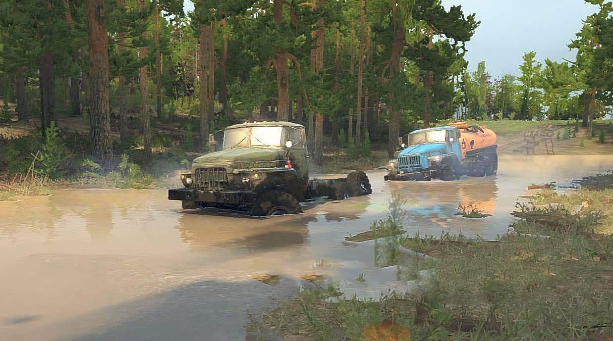Spintires:Mudrunner - Swampy Distances Map V1.0