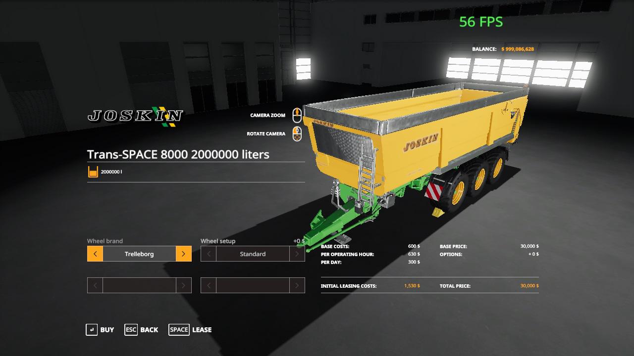 FS19 - Transspace 8000 Trailer V3.0