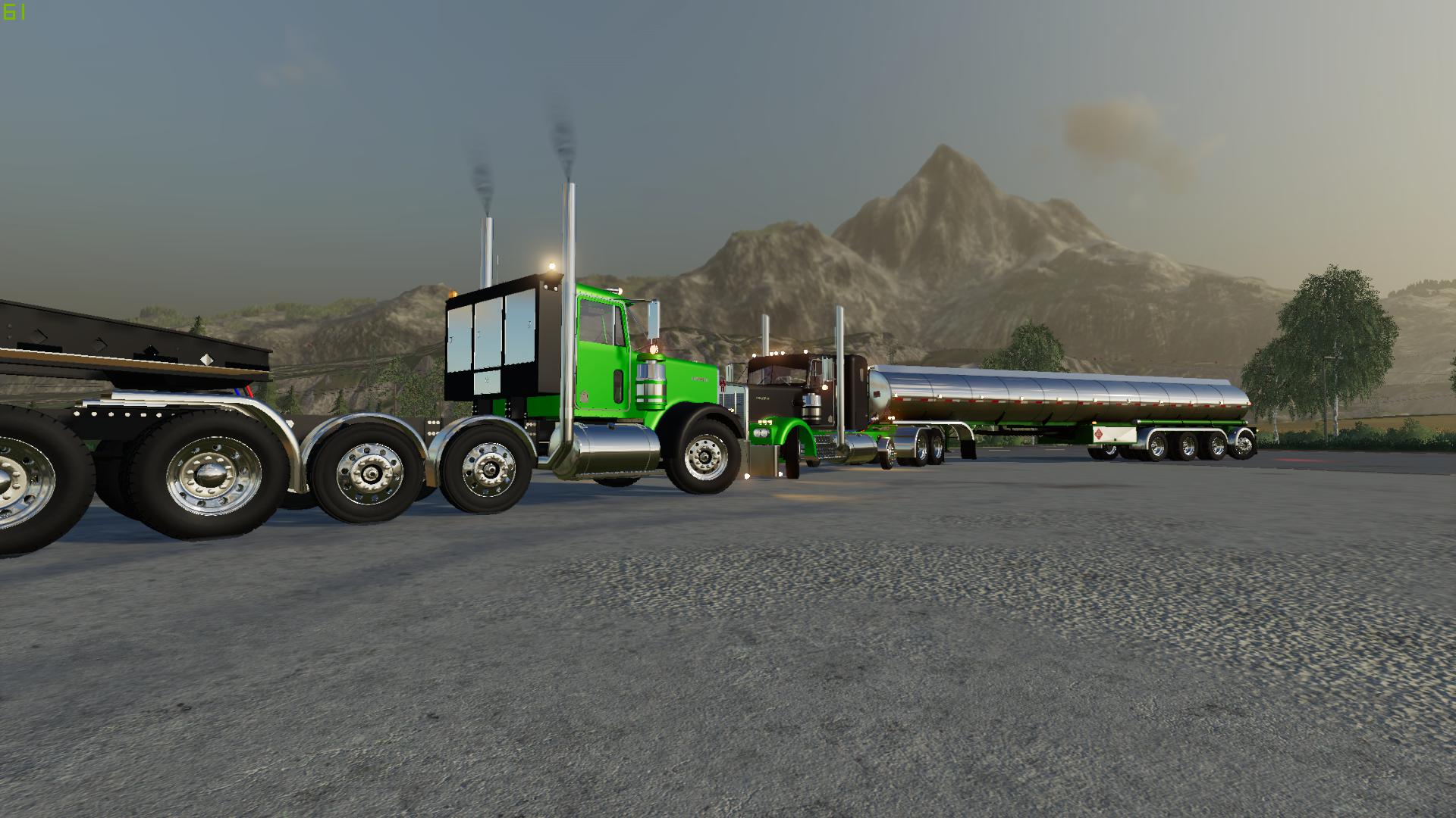 fs19 semi truck and trailer mods