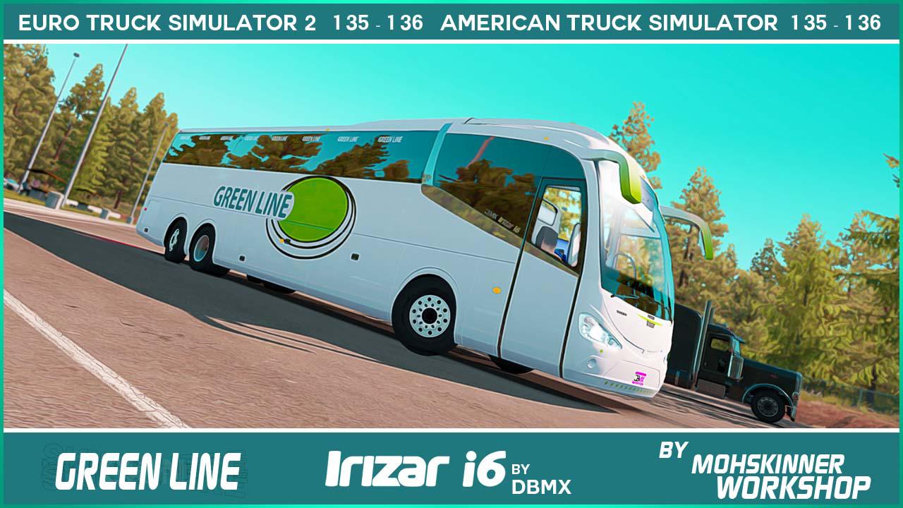 ETS2 - Irizar i6 Green Line Skin (1.36.x)