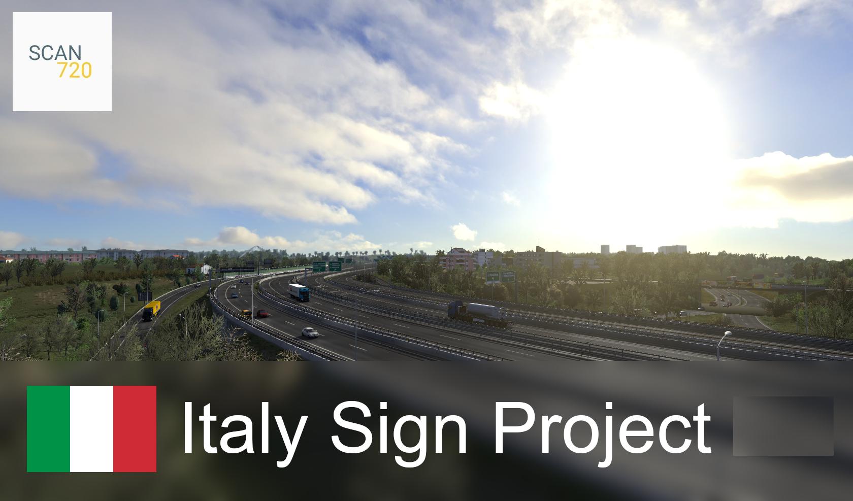ETS2 - Italian Sign Project V1.0.3 (1.37.x)