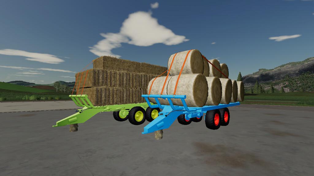 FS19 - T088 Bale Trailer V1.0