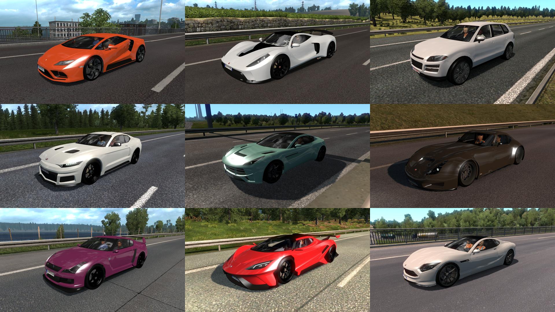 ETS2 - Gta V Traffic Pack (1.35.x)