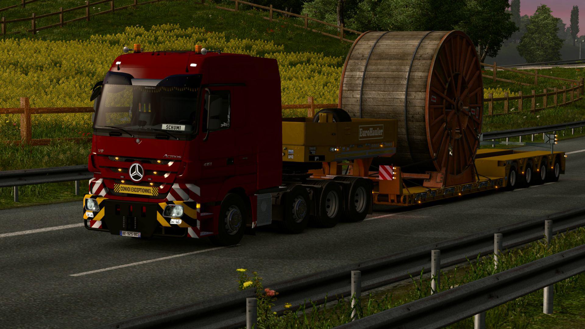 ETS2 - Mercedes Actros MP3 Truck V3.1 (1.36.x)