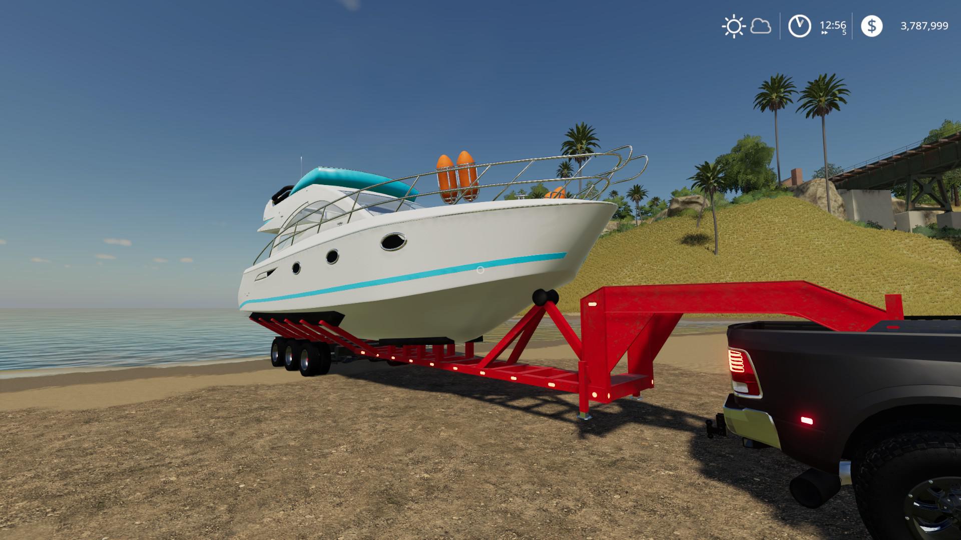 FS19 - Oversize Boat Trailer v1.0