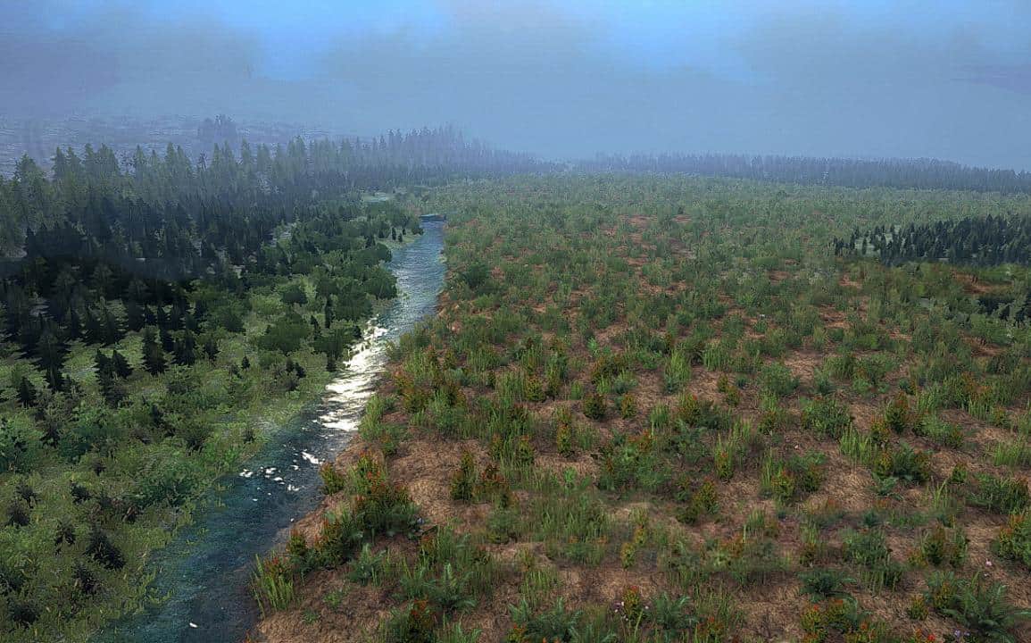 Spintires:Mudrunner - Fox Marsh Road Map V1.0