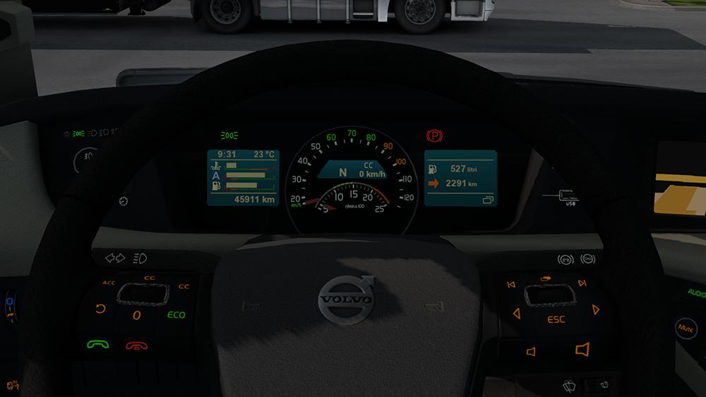ETS2 - Volvo FH16 2012 Dashboard Colors V1 (1.38.x)