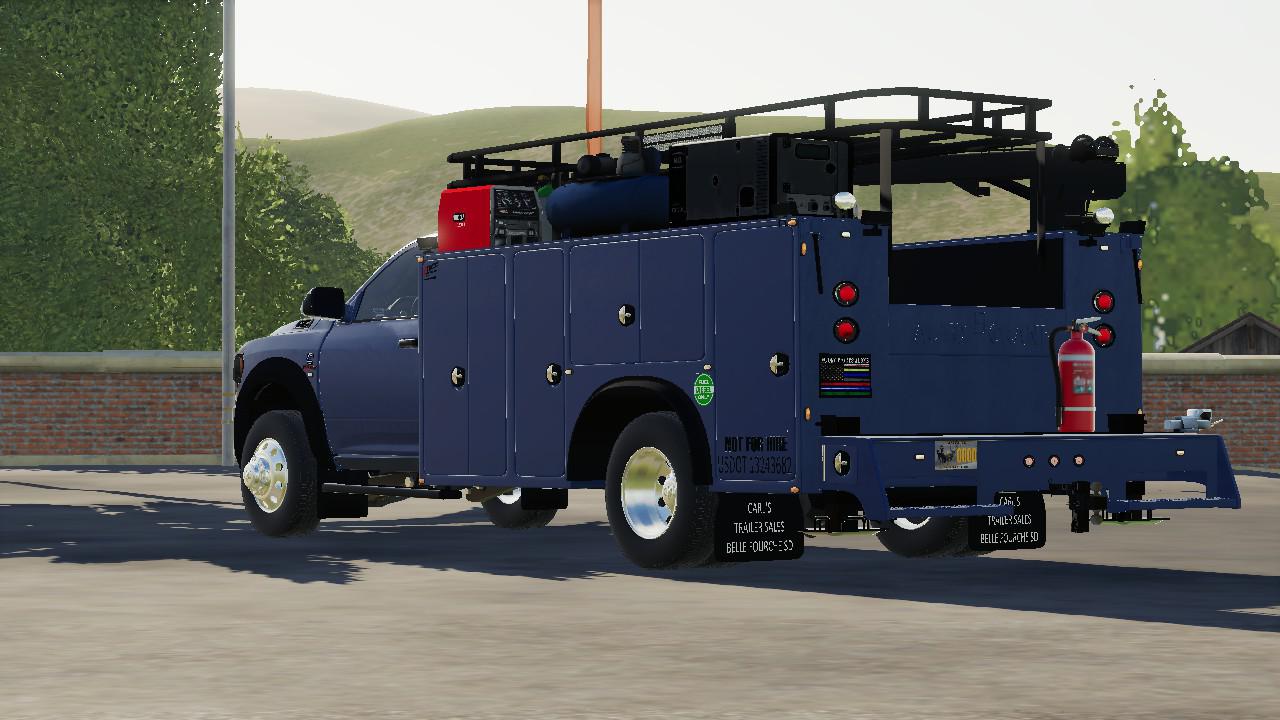 how to use the service truck fs19