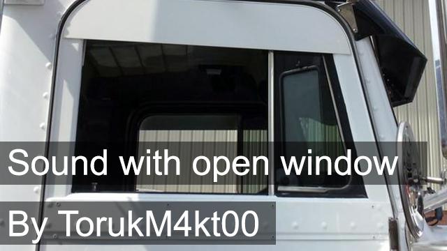 ETS2 - Sound With Open Window V1.0 (1.35.x)