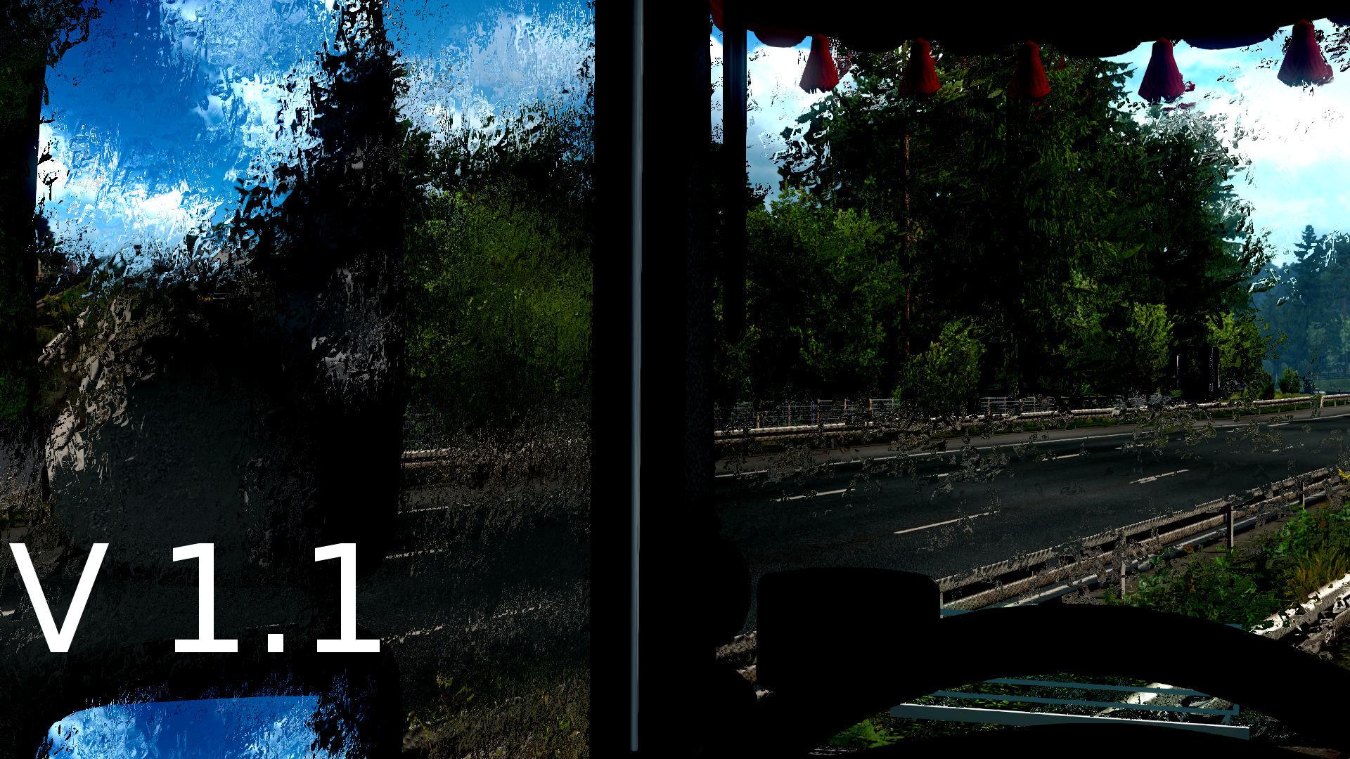 ETS2 - Better Rain Effects V1.1 (1.36.x)