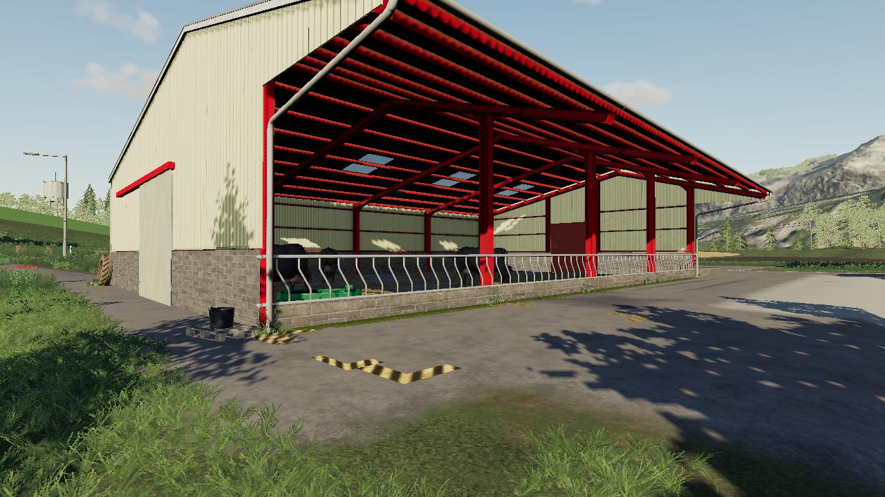 FS19 - Stabulation 24 Vache Curable V1.0