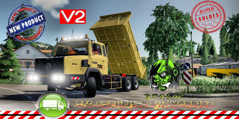 FS19 - Renault C280 6x2 Benne TP V2.0