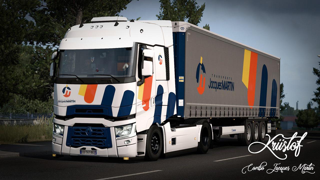 ETS2 - Kriistof Combo Jacques Martin Skin V1.0 (1.35.X)
