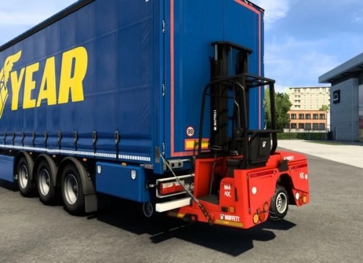 ETS2 - Moffett Forklifts for SCS Trailers V1.0 (1.41.x)