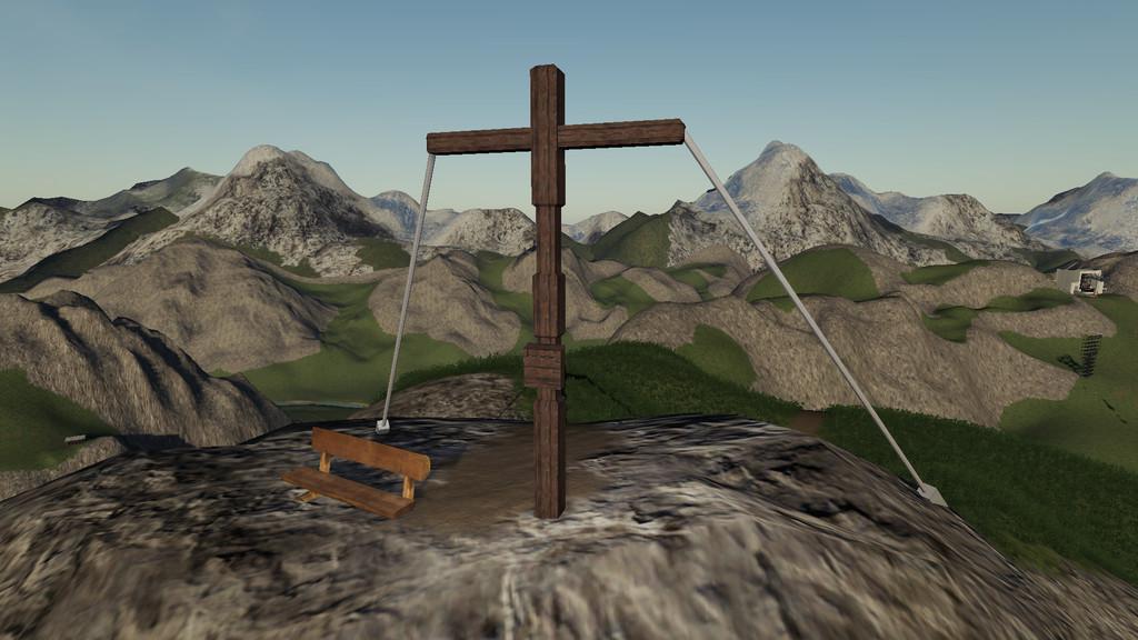 FS19 - Crucifix Prefab (Prefab) V1.0