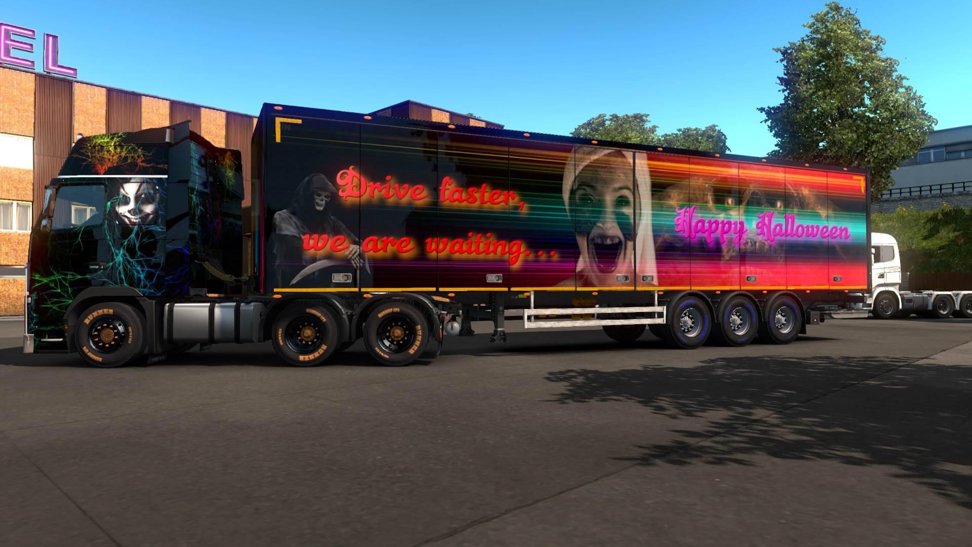 ETS2 - Halloween Paintjob (1.35.X)