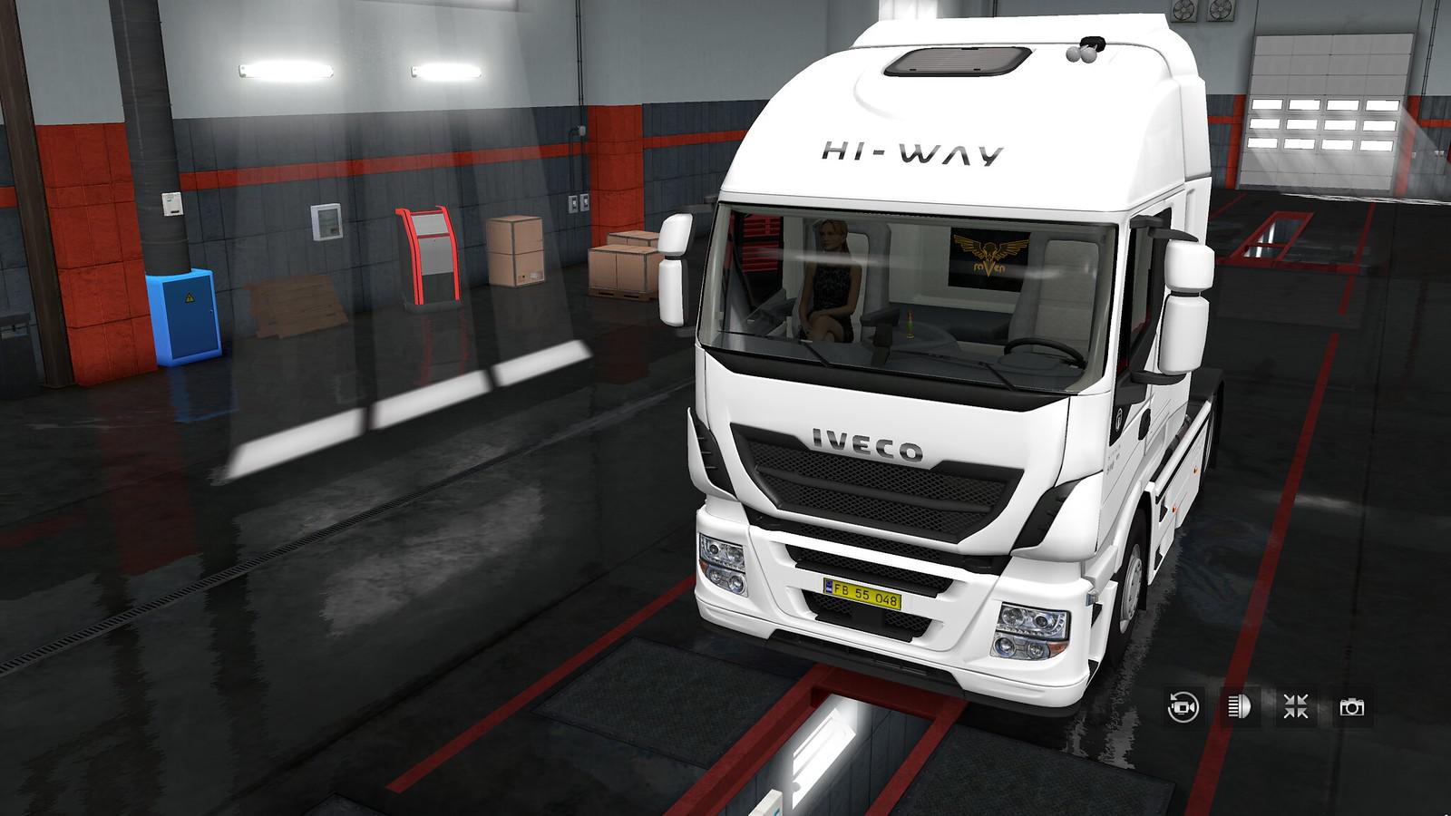 ETS2 - Exterior View Reworked for Iveco Hi-Way V1.0 (1.35.x)