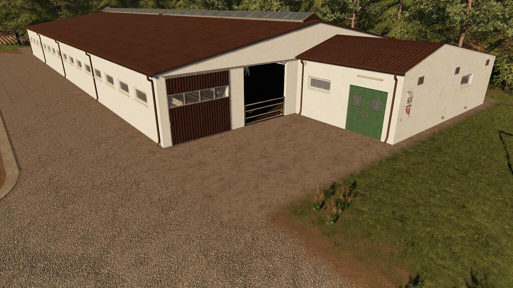 FS19 - Modern Cow Barn V1.0