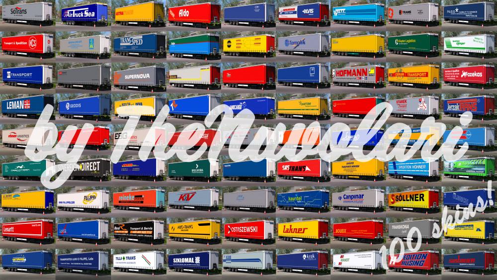 ETS2 - Krone Megaliner Skinpack V2.5 (1.36.x)