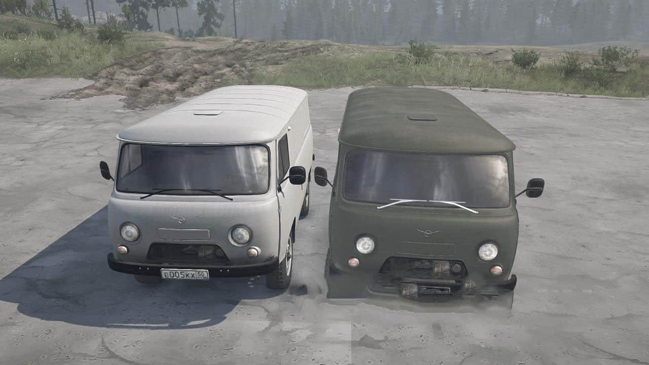 Spintires:Mudrunner - Uaz-452 (3741) Mod V09.11.19