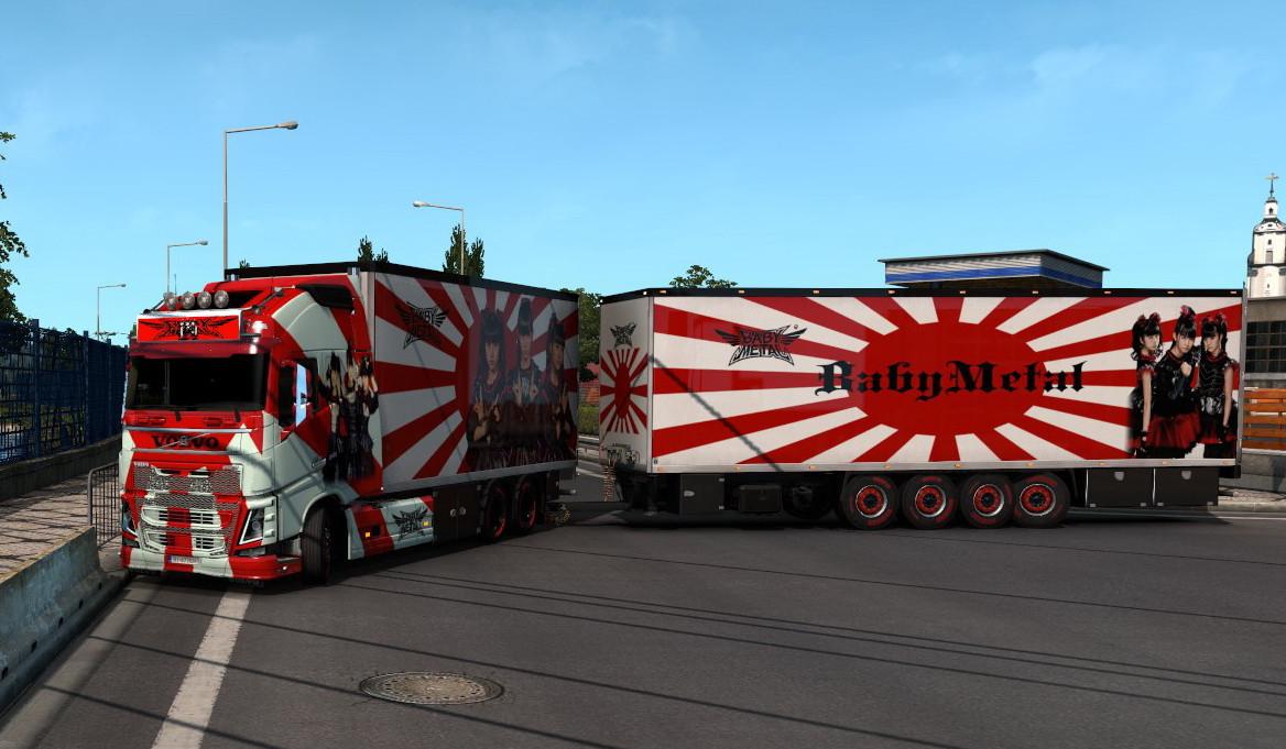 ETS2 - BDF Tandem Babymetal Skin V1.0 (1.39.x)