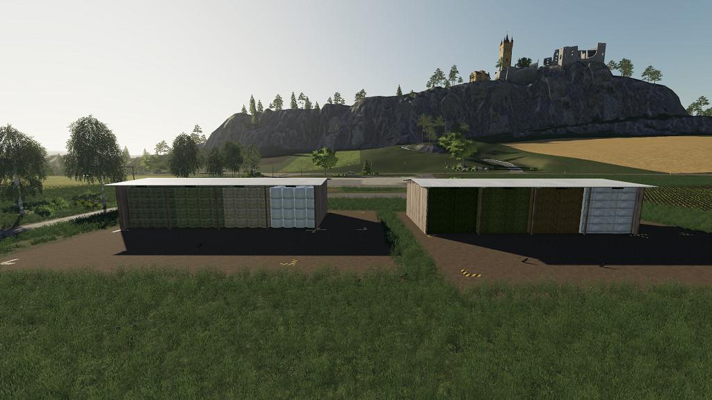 FS19 - Big Bale Storage Pack V1.0