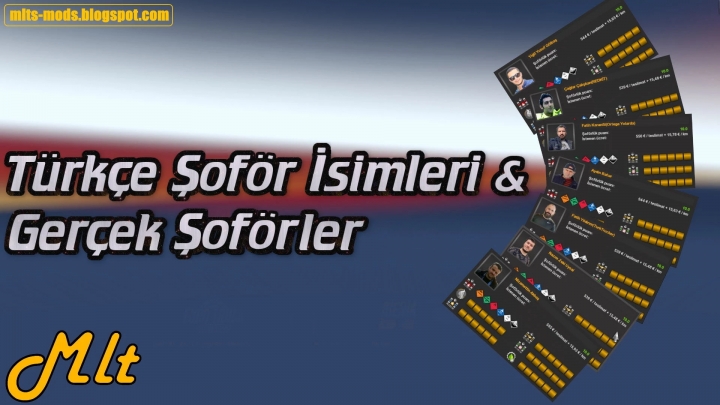 ETS2 - Turkish Driver Names V0.1 (1.41.x)