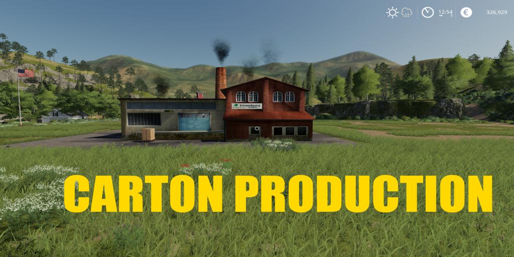FS19 - Placeable Karton Production V1.0