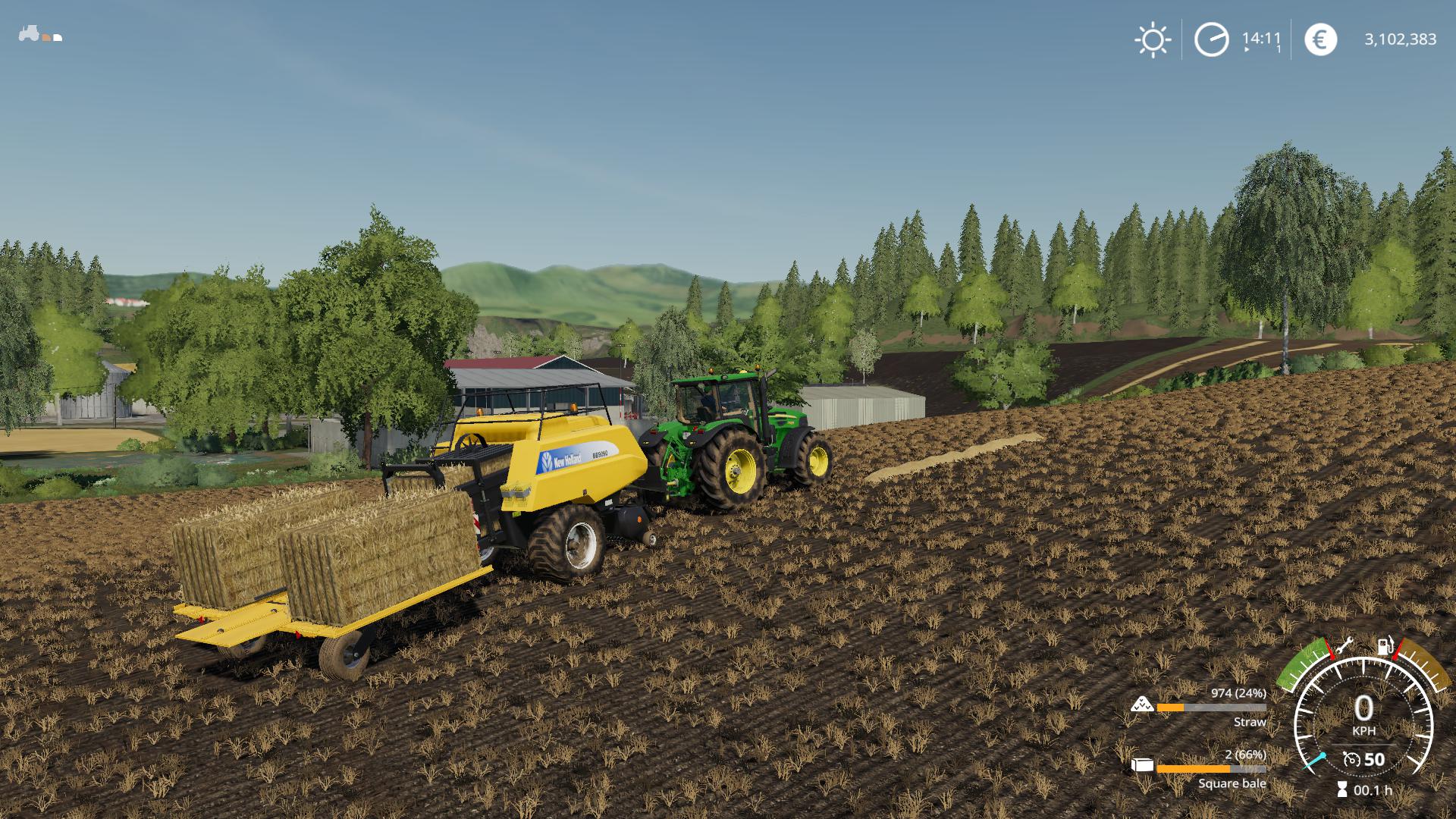 Fs19 Hesston Big Baler V11 Farming Simulator 19 Modsclub 5695