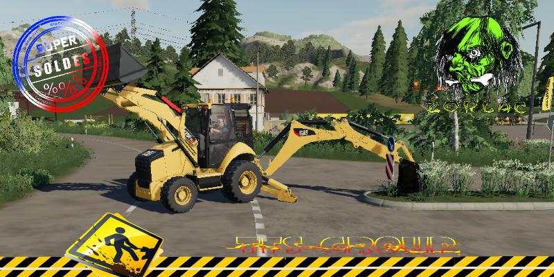 FS19 - Backhoe Loader CAT420 FIT V1.3