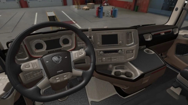 ETS2 - Scania S & R Beige Interior (1.41.x)