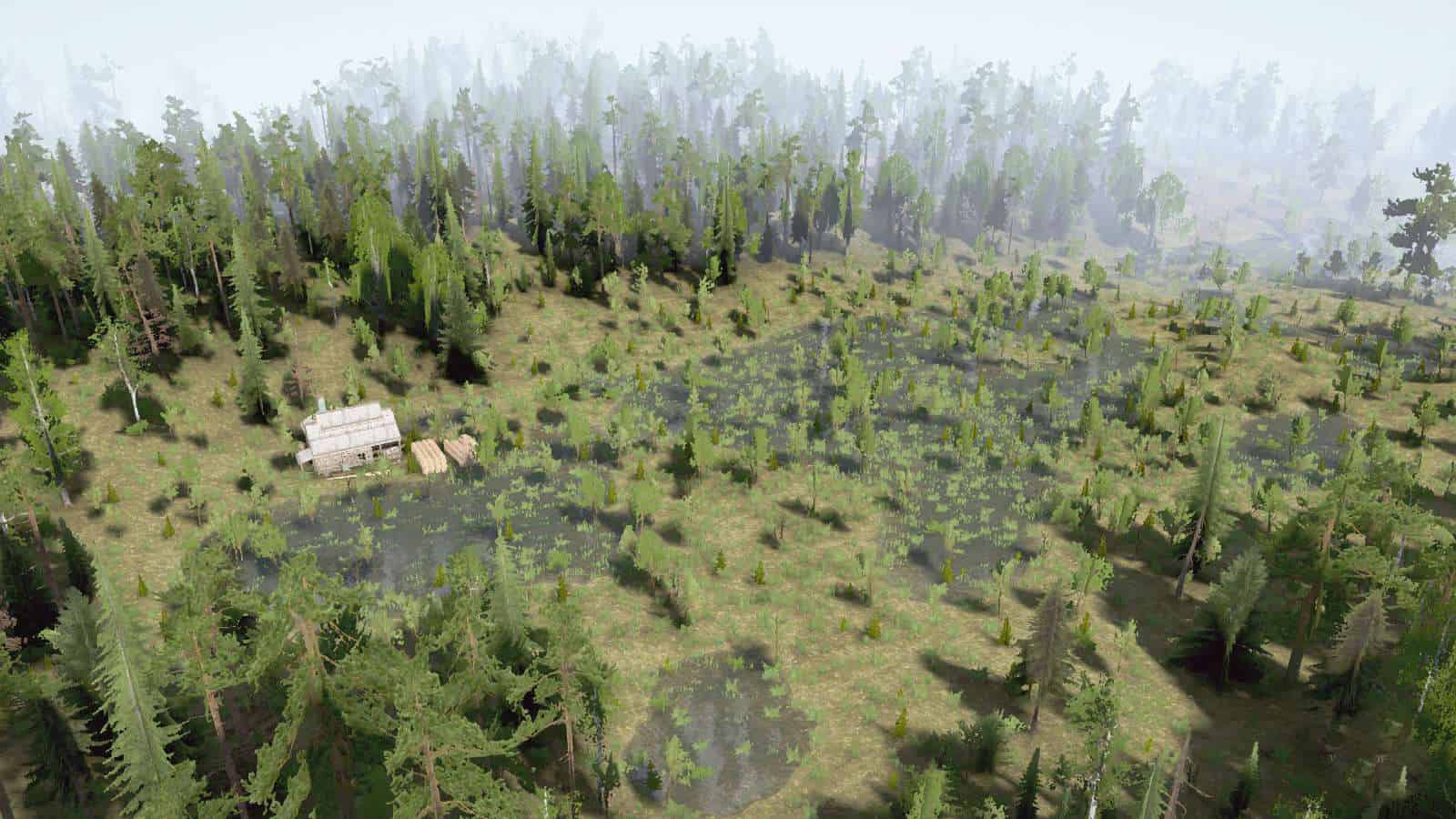 Spintires:Mudrunner - Abandoned Lumbering Map