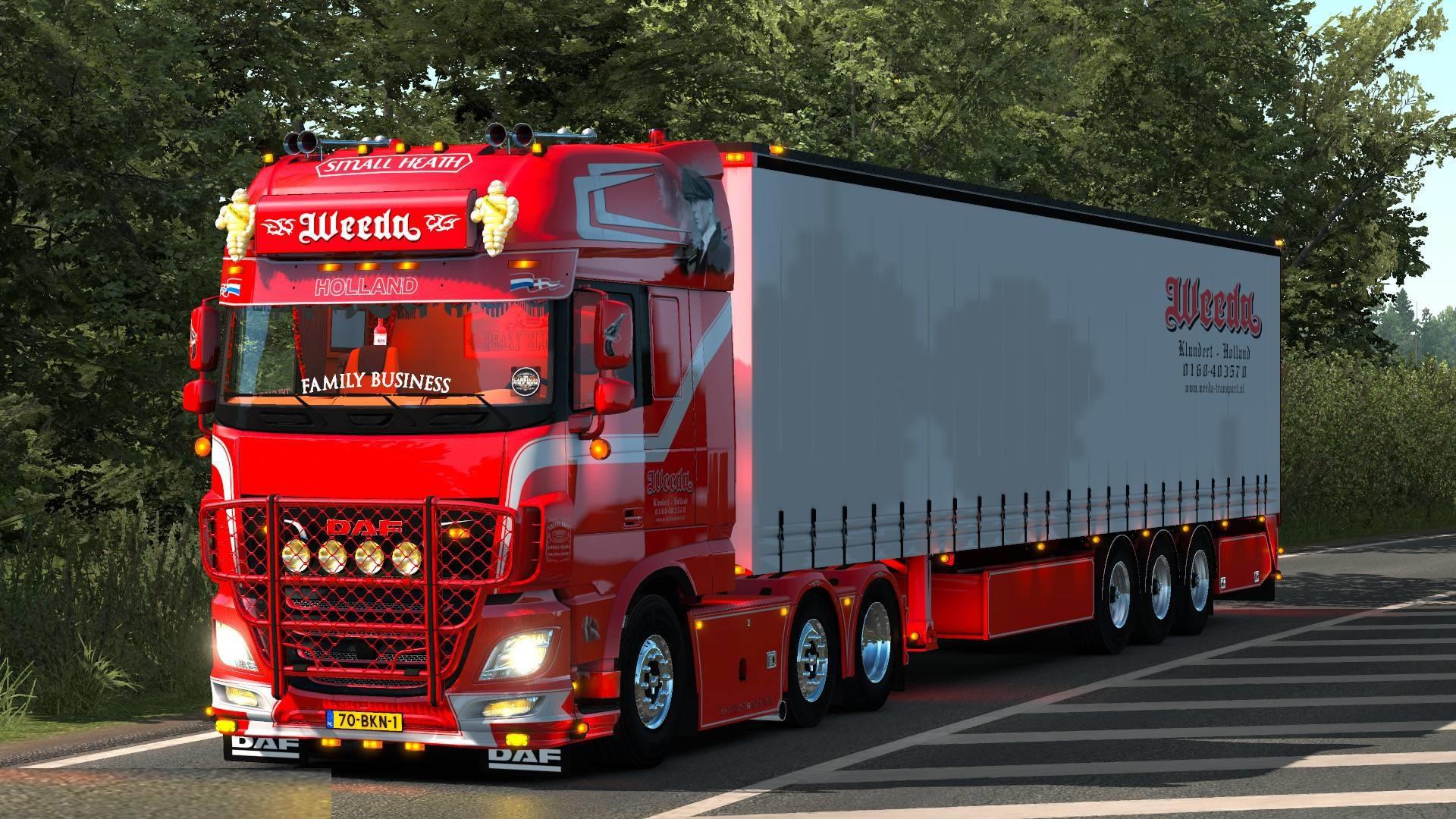 ETS2 - Weeda Transport DAF V1.0 (1.39.x) | Euro Truck Simulator 2