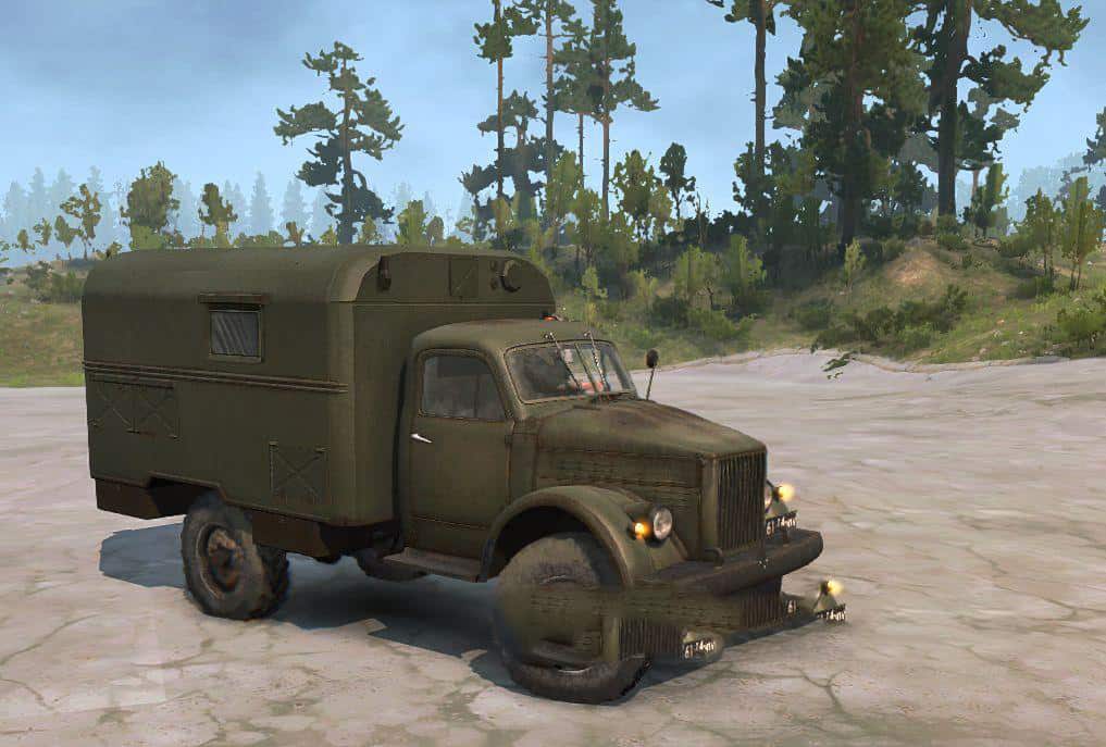 Spintires:Mudrunner - Gas Truck Mod 63 V1.3