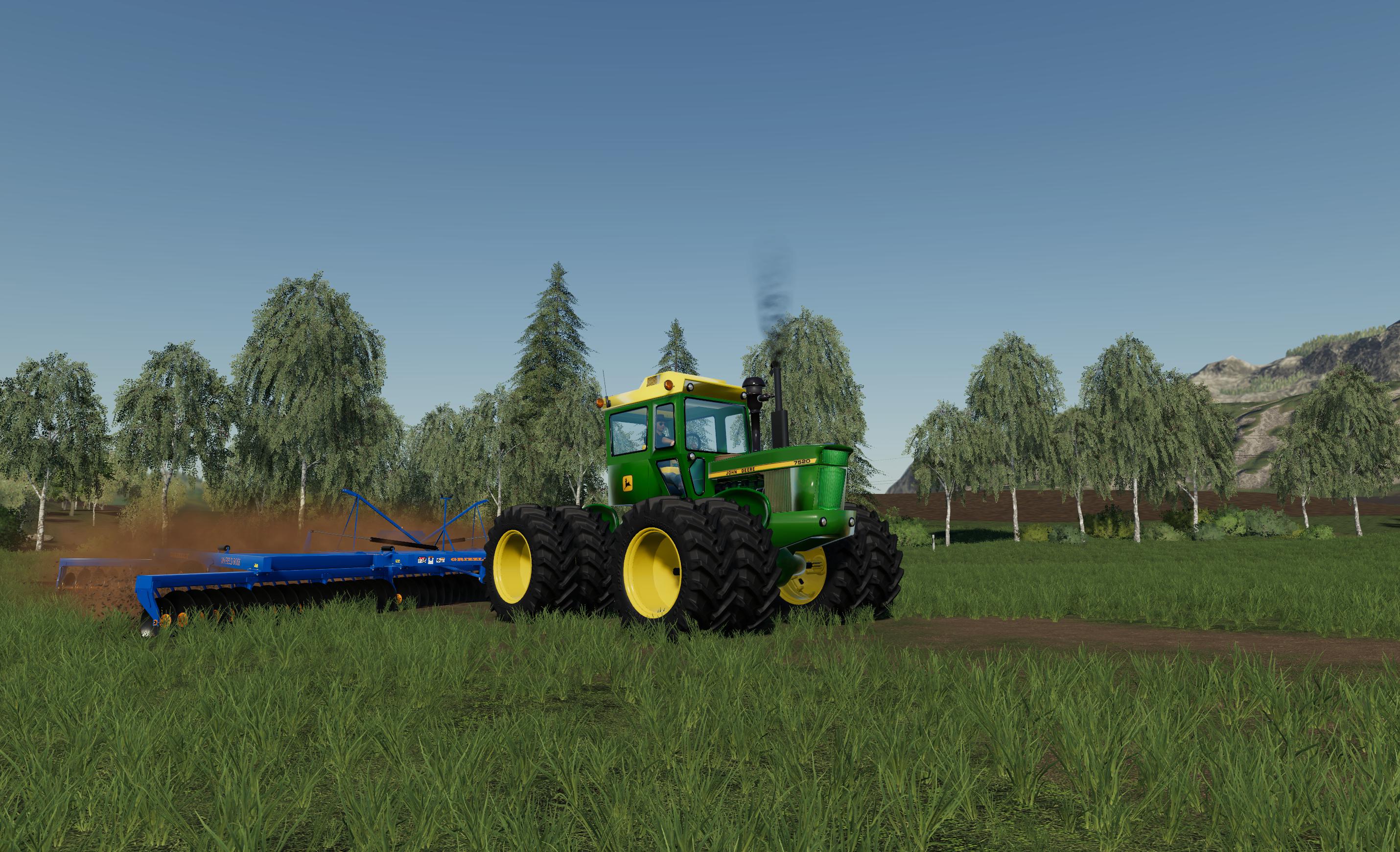 Fs19 Old Iron John Deere 7020 7520 V10 Farming Simulator 19 Modsclub 5307