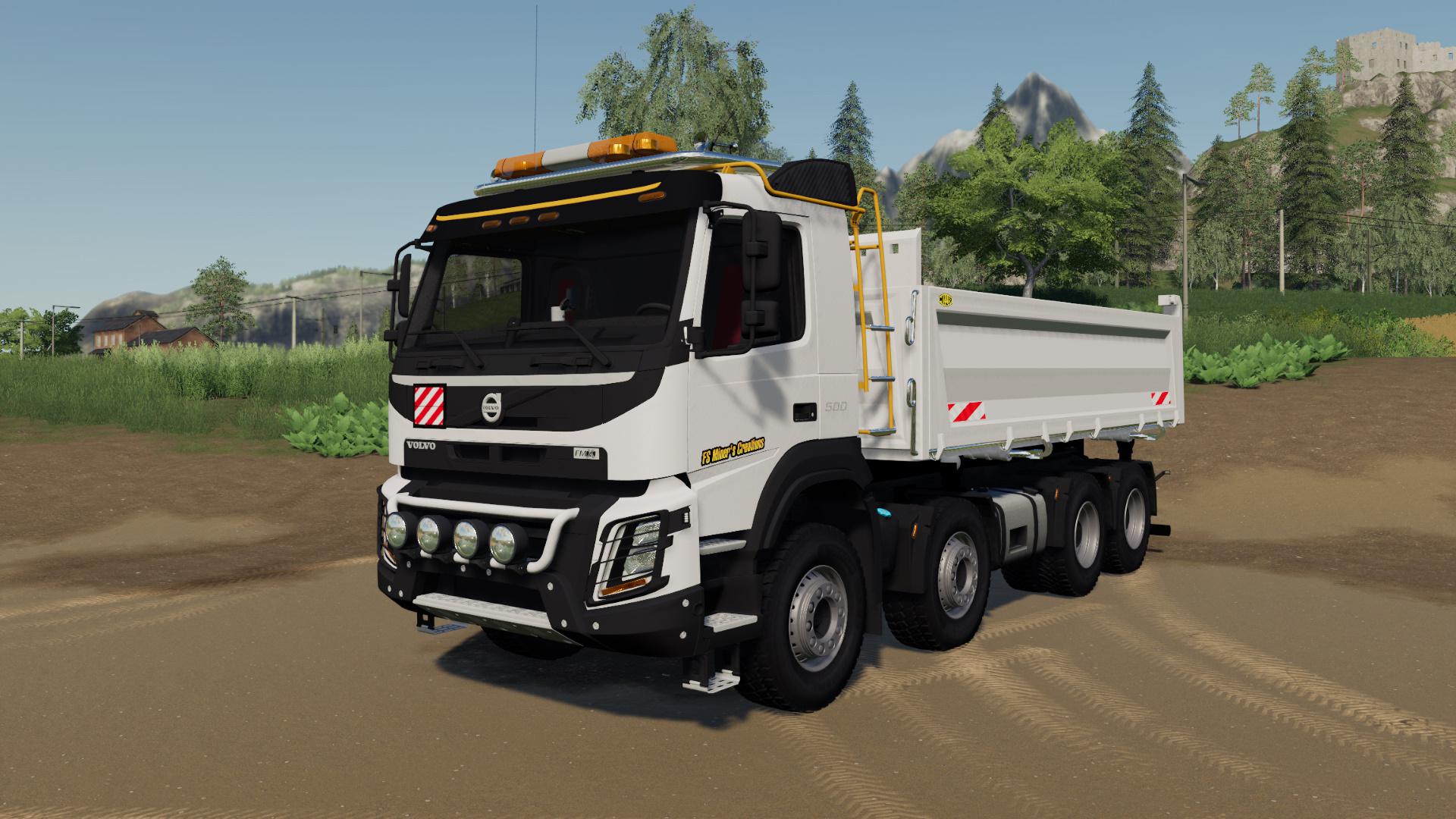 FS19 - Volvo FMX 8x4 White Ediiton V1.0