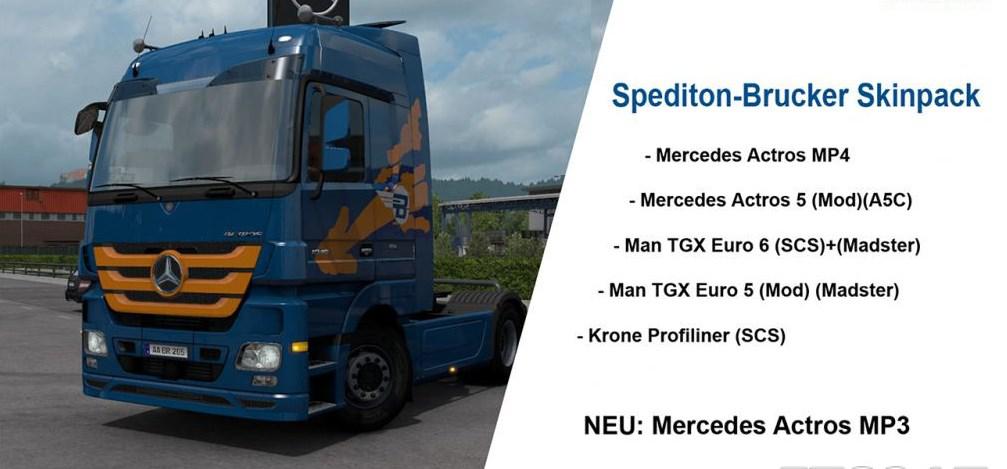 ETS2 - Spedition-Brucker Skinpack V1.6 (1.38.x)