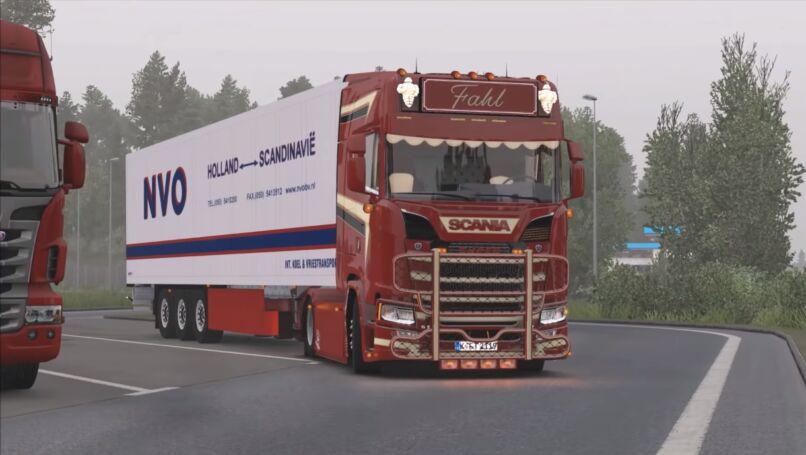 ETS2 - Scania S580 Fahl Transporte V3.0 (1.36.x)