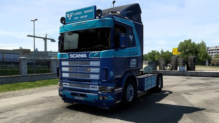 ETS2 - Scania RJL JJ Verweij Skin V1.0 (1.40.x)