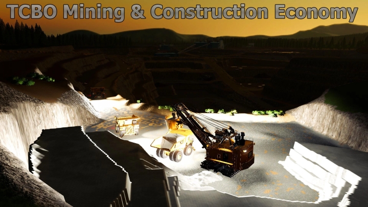 FS19 - TCBO Mining Construction Economy Map V0.2