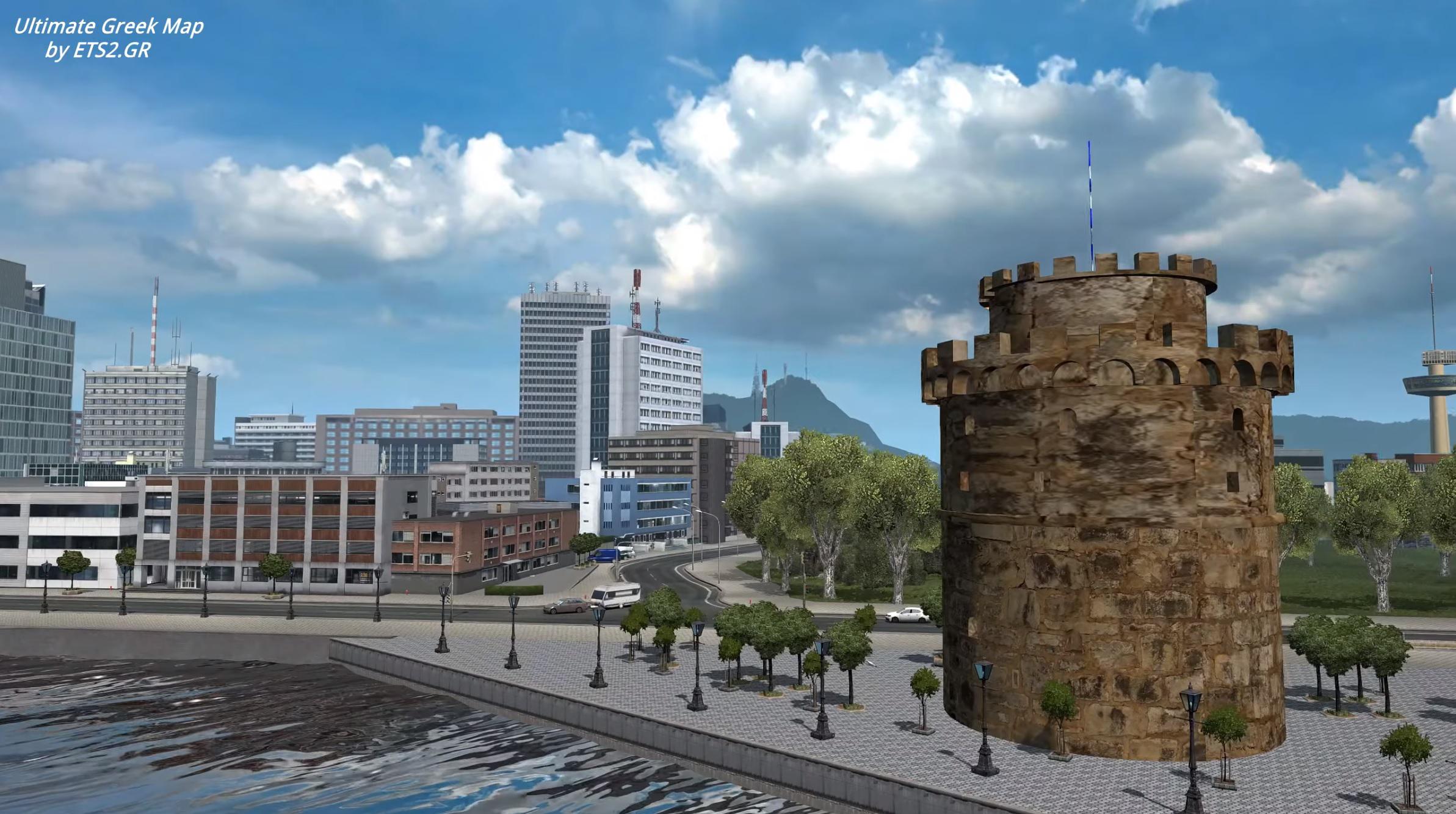 ETS2 - Ultimate Greek Map V0.0.1A (1.37.x)