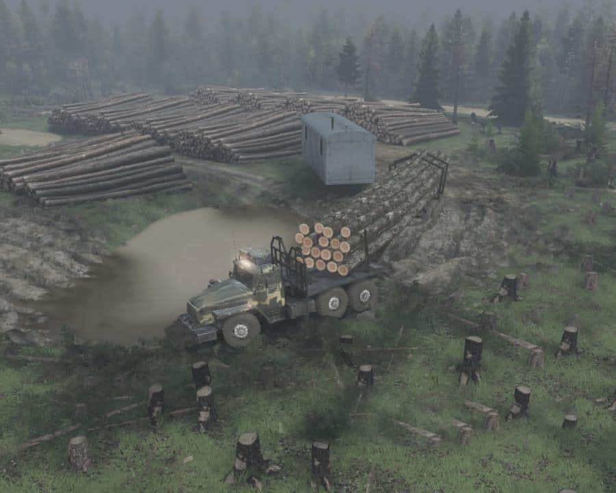 Spintires - On The Road Map V1.0