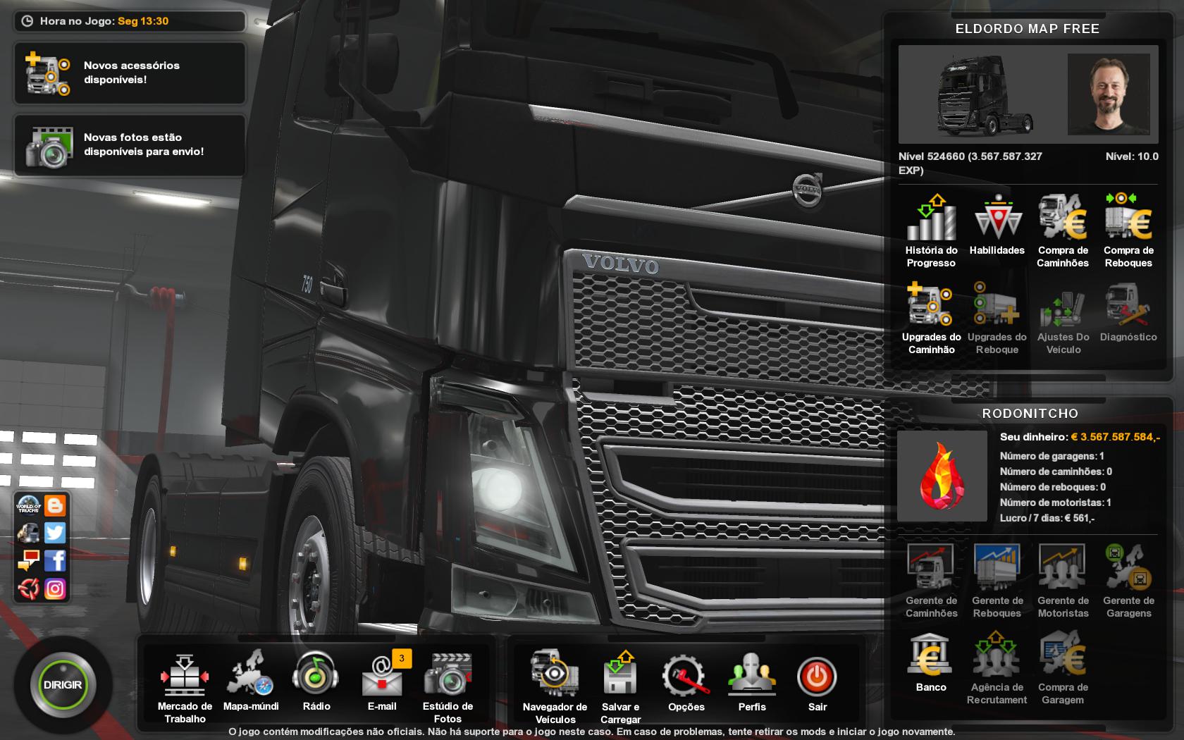 ETS2 - Profile Mapa Eldorado Free (1.35.X)