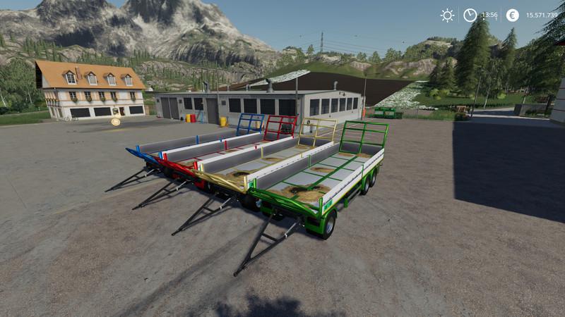 FS19 - Trailer 3 Axle with Platform for Scania S580 Truck V1.1