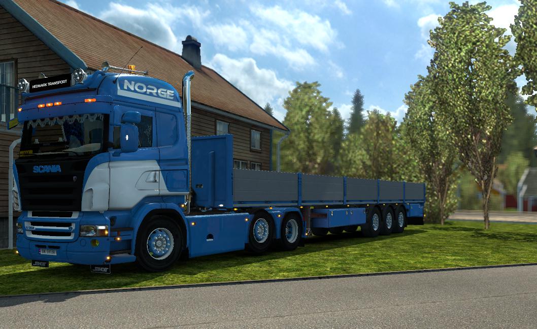 ETS2 - Scania RJL Highline Norge Skin (1.35.X)