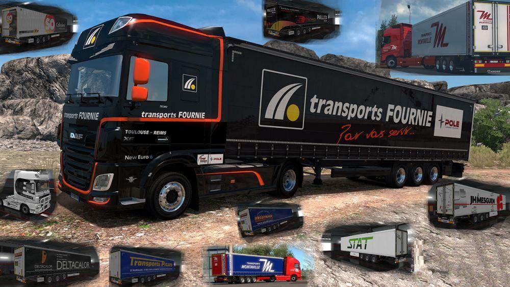 ETS2 - French Truck & Trailers Skins Krone V0.2 (1.35.x)